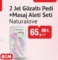 NATURALOVE 2 JEL GÖZALTI PEDİ +MASAJ ALETİ SETİ